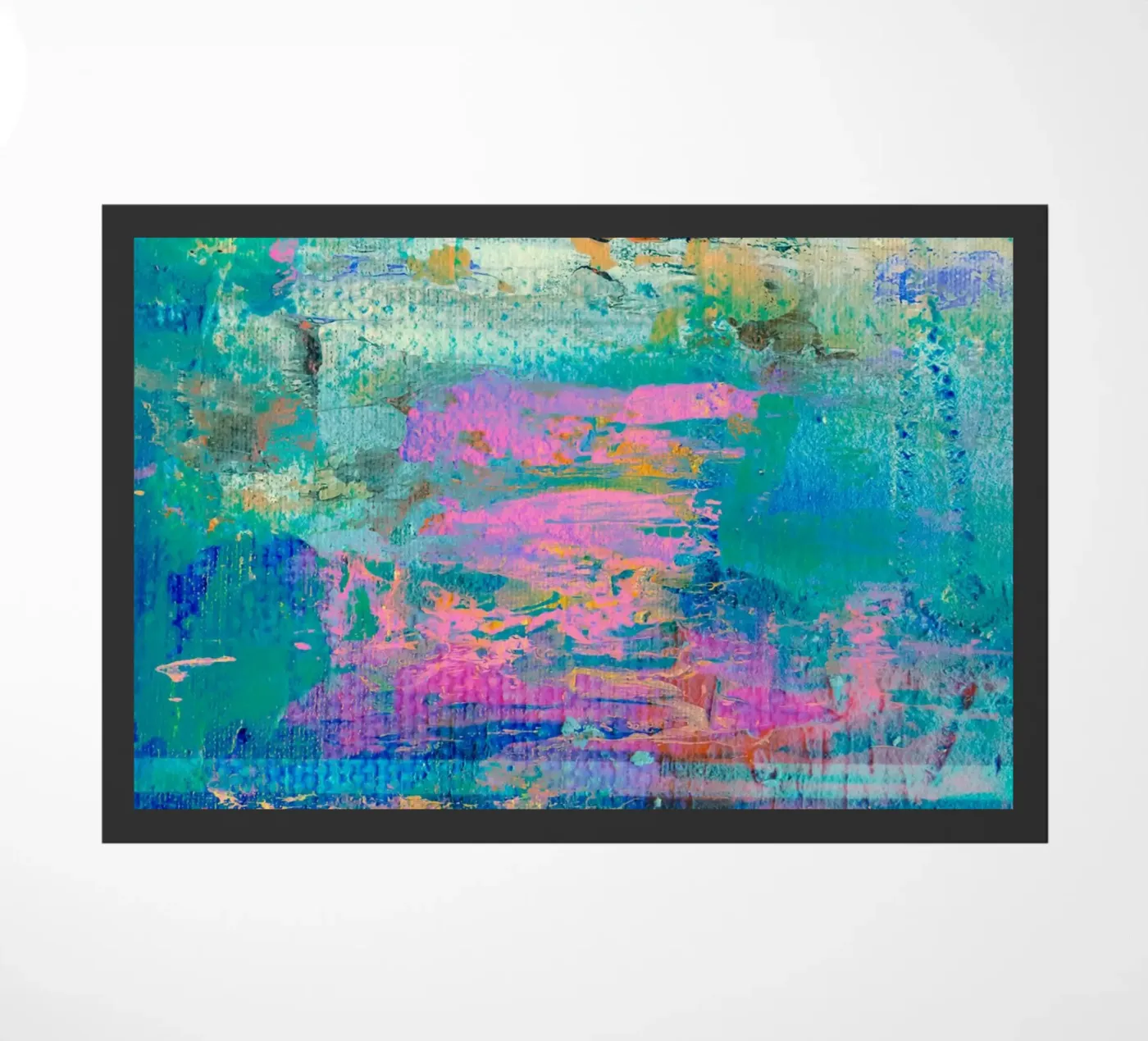 Abstract movement doormat by LisaArtes