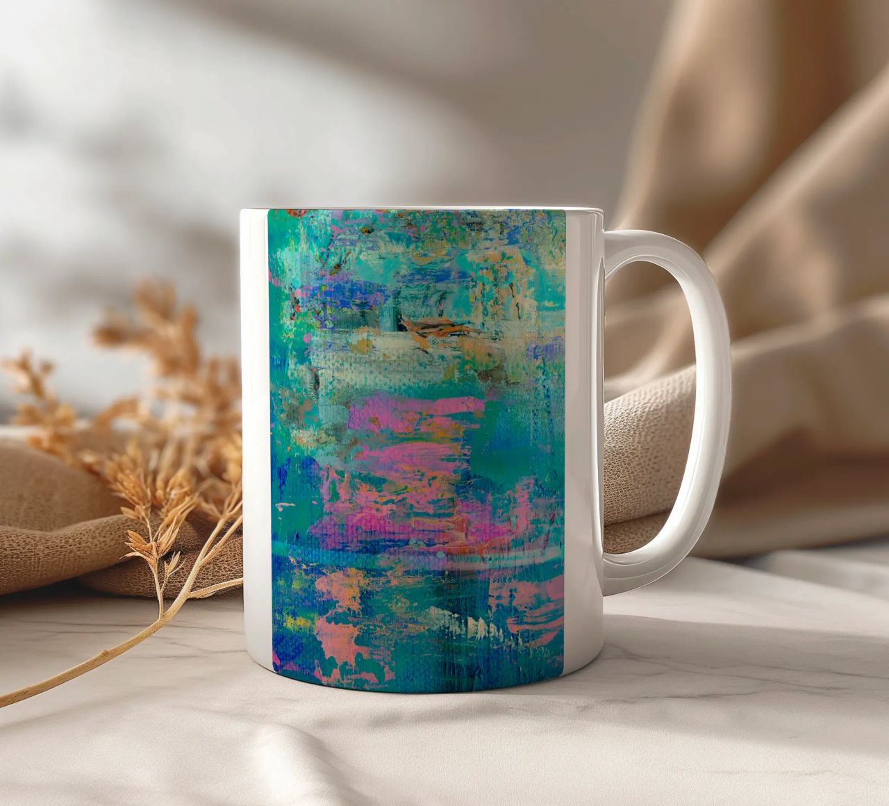Abstract movement tazza in ceramica da LisaArtes