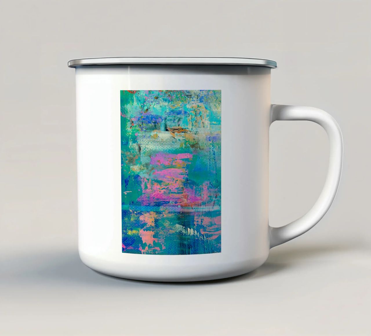 Abstract movement tazza in smalto da LisaArtes