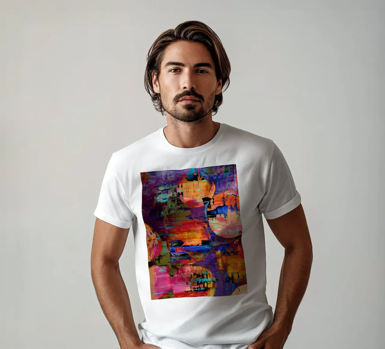 Circles vibrant t-shirt da LisaArtes