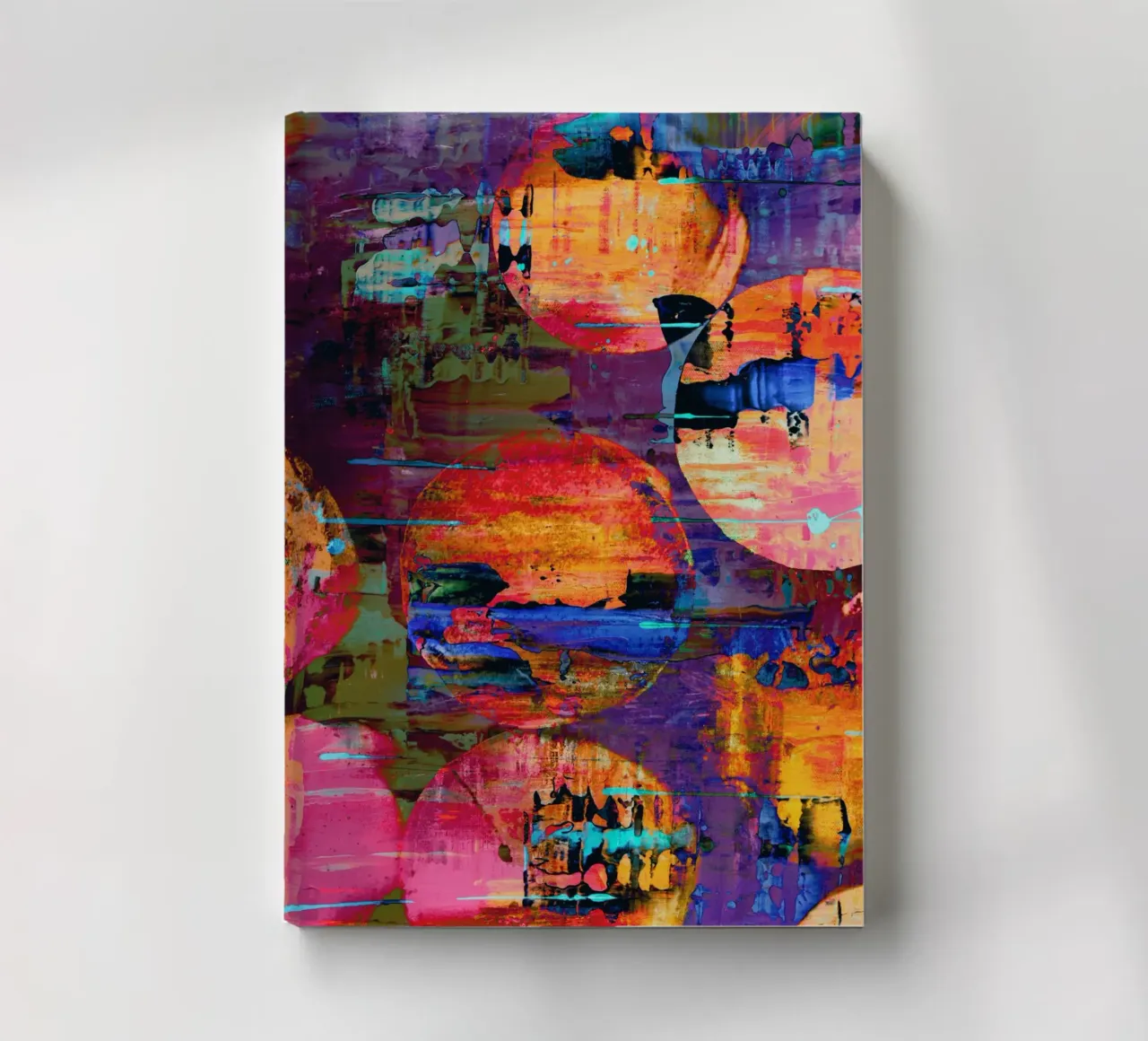 Circles vibrant notebook by LisaArtes