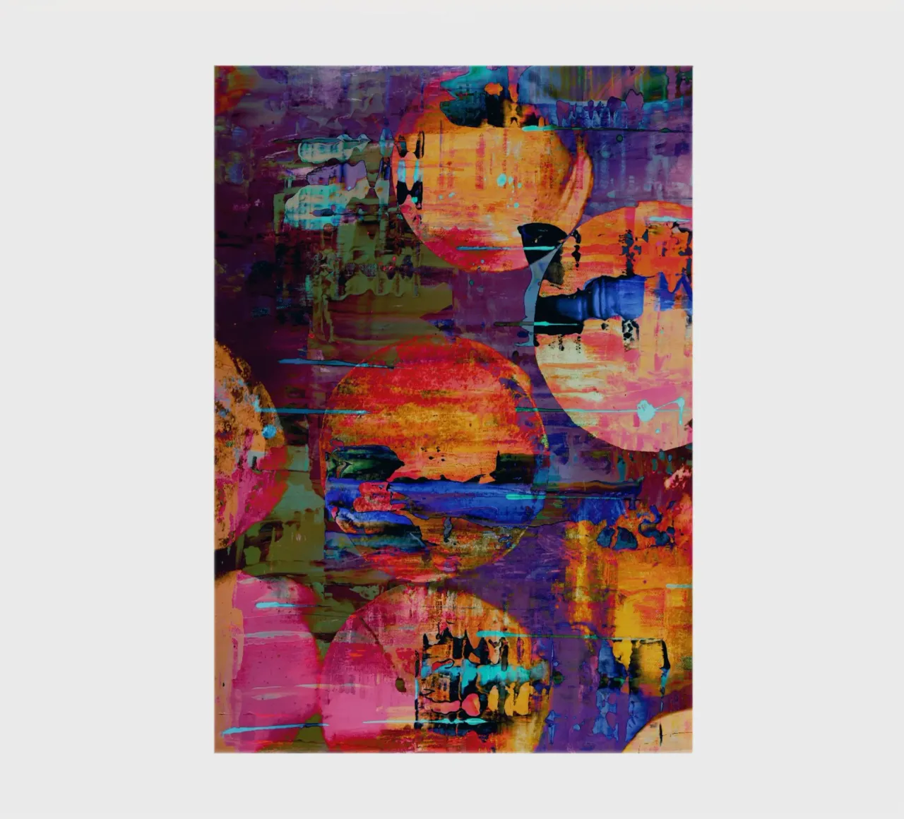 Circles vibrant notebook by LisaArtes