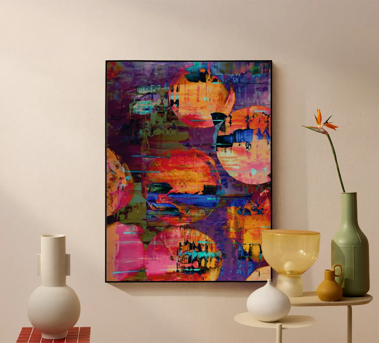 Circles vibrant product.type.acrylglas common.byCreator LisaArtes