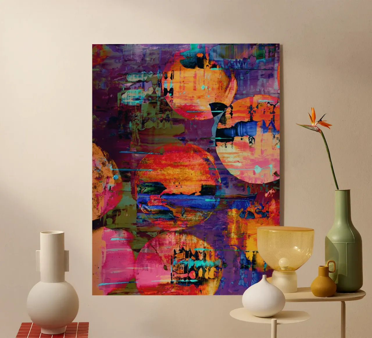 Circles vibrant product.type.acrylglas common.byCreator LisaArtes