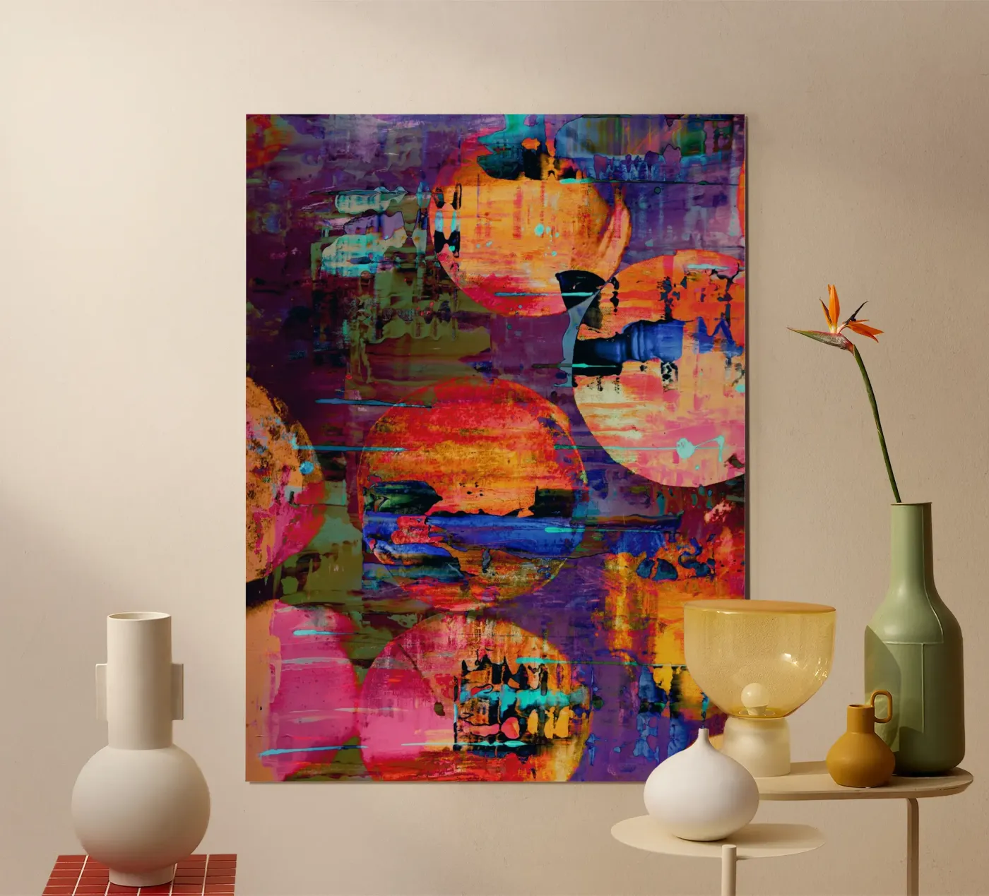 Circles vibrant poster da LisaArtes