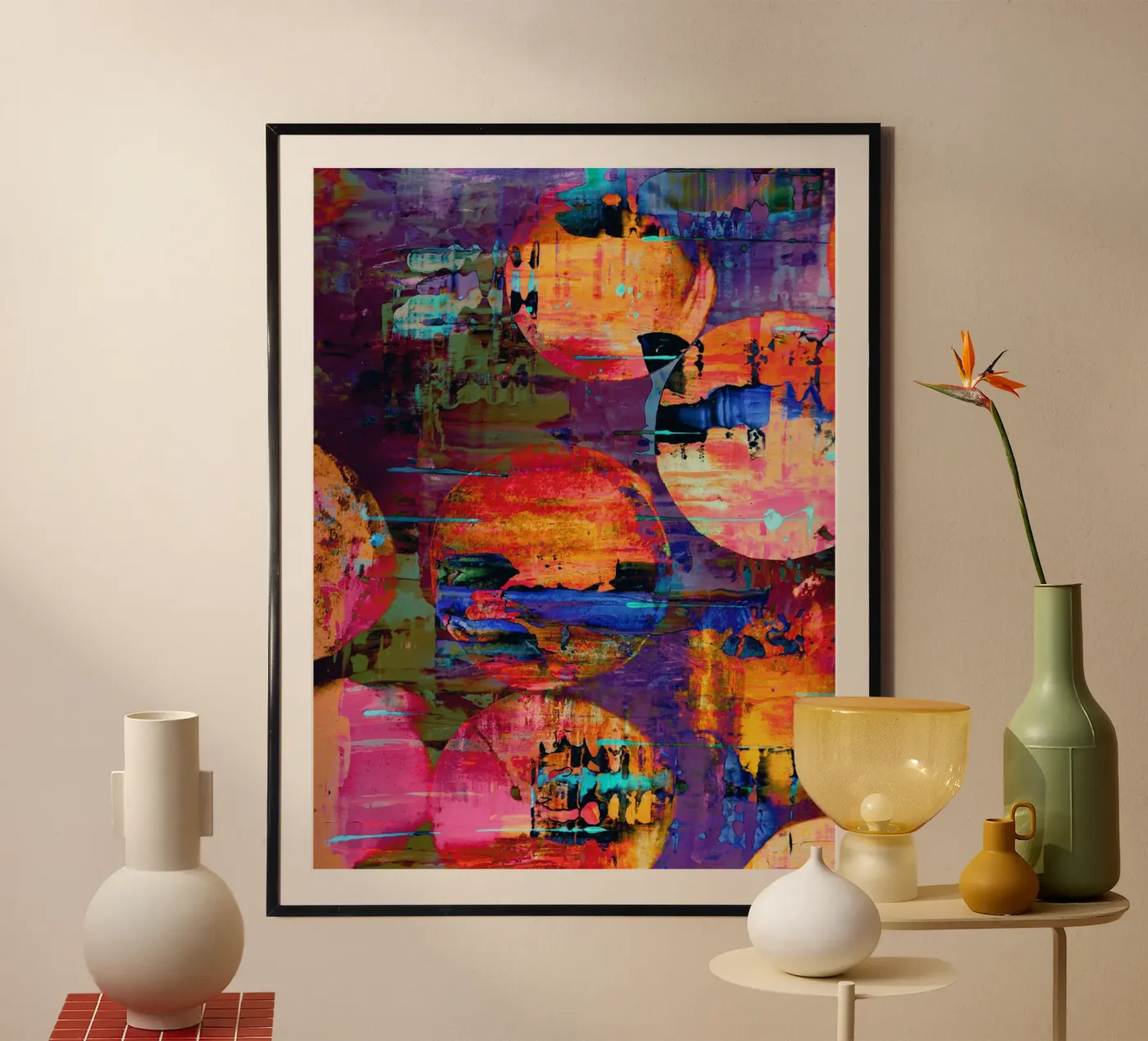 Circles vibrant poster da LisaArtes