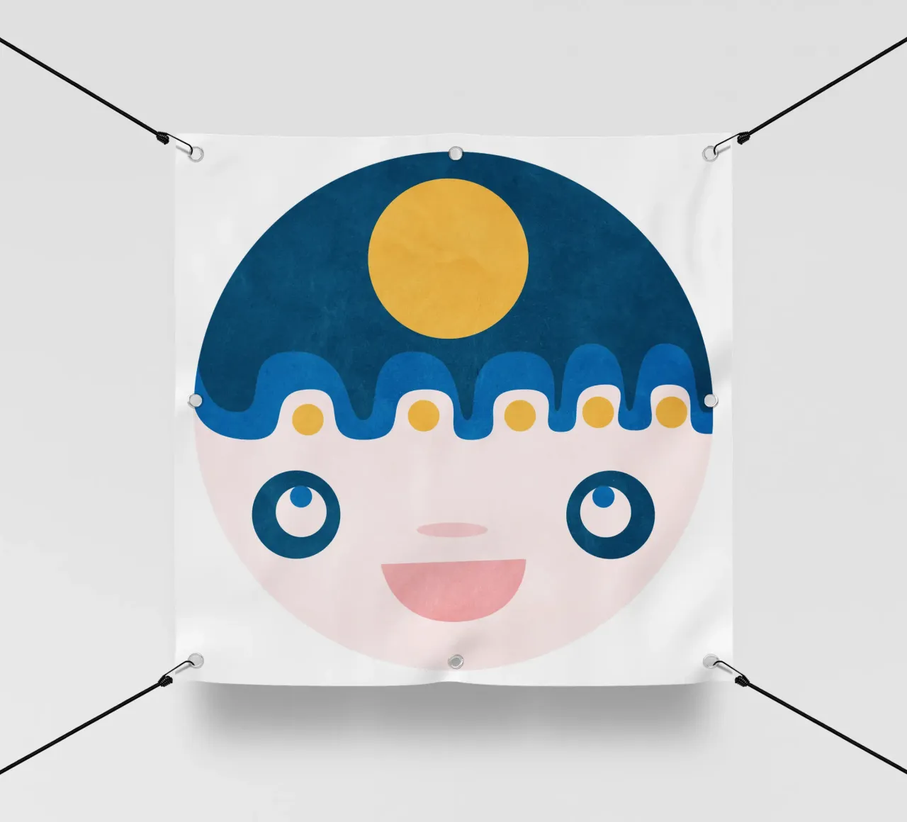 Looking At the Moon telo in pvc da lovely lines
