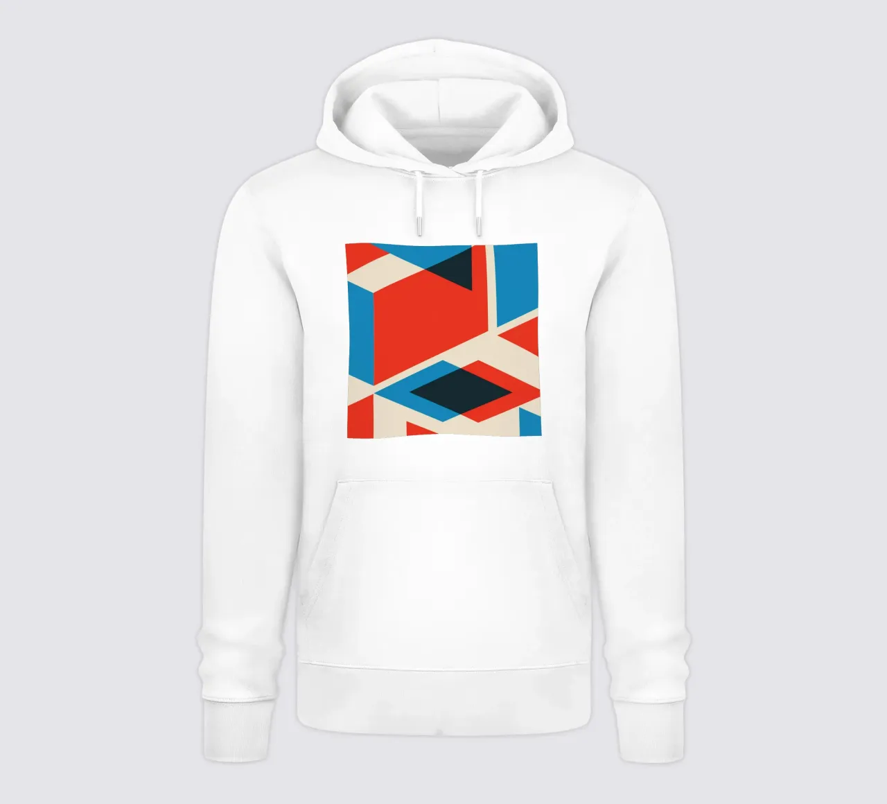 Strati geometrici felpa con cappuccio da Kim Hubball Studio