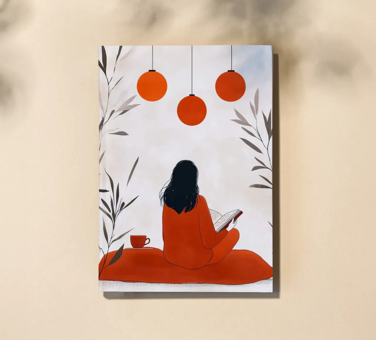 Lecture Femme vie art minimal carnet de notes de Justyna Jaszke JBJart