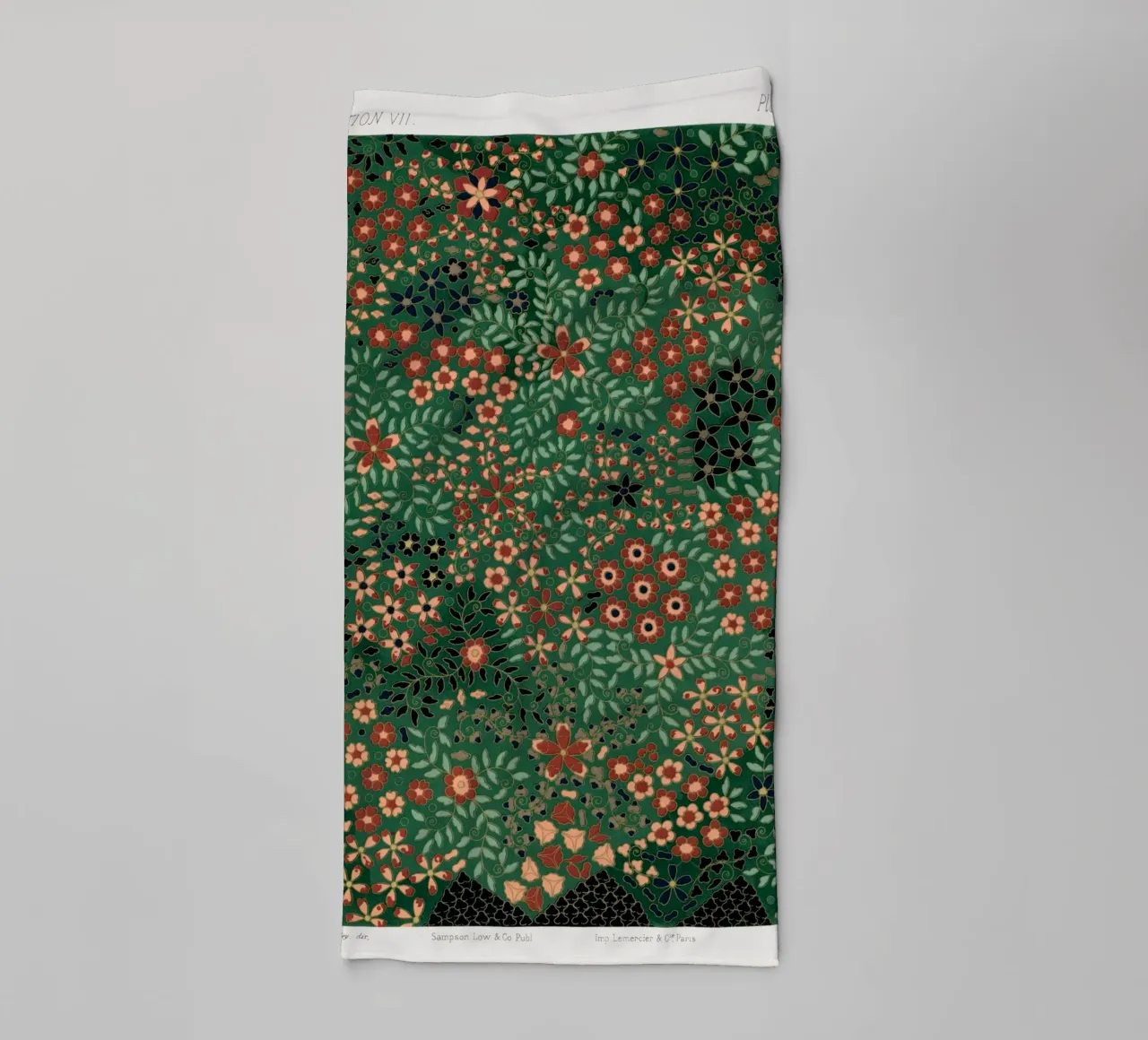 Japanese floral print pattern asciugamano da bagno da vintageshop