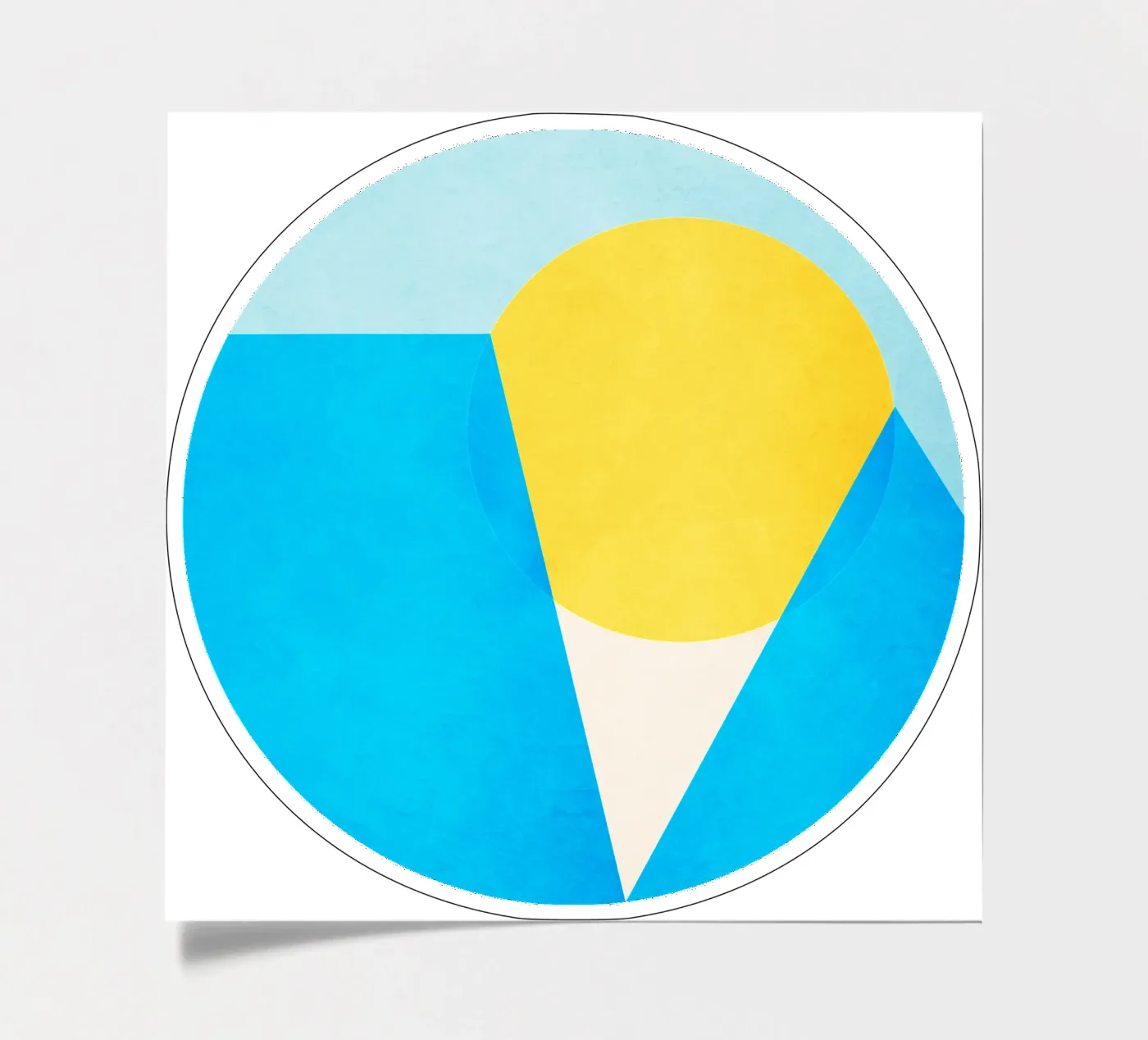 Sunshine sticker sheet by Lines Inside