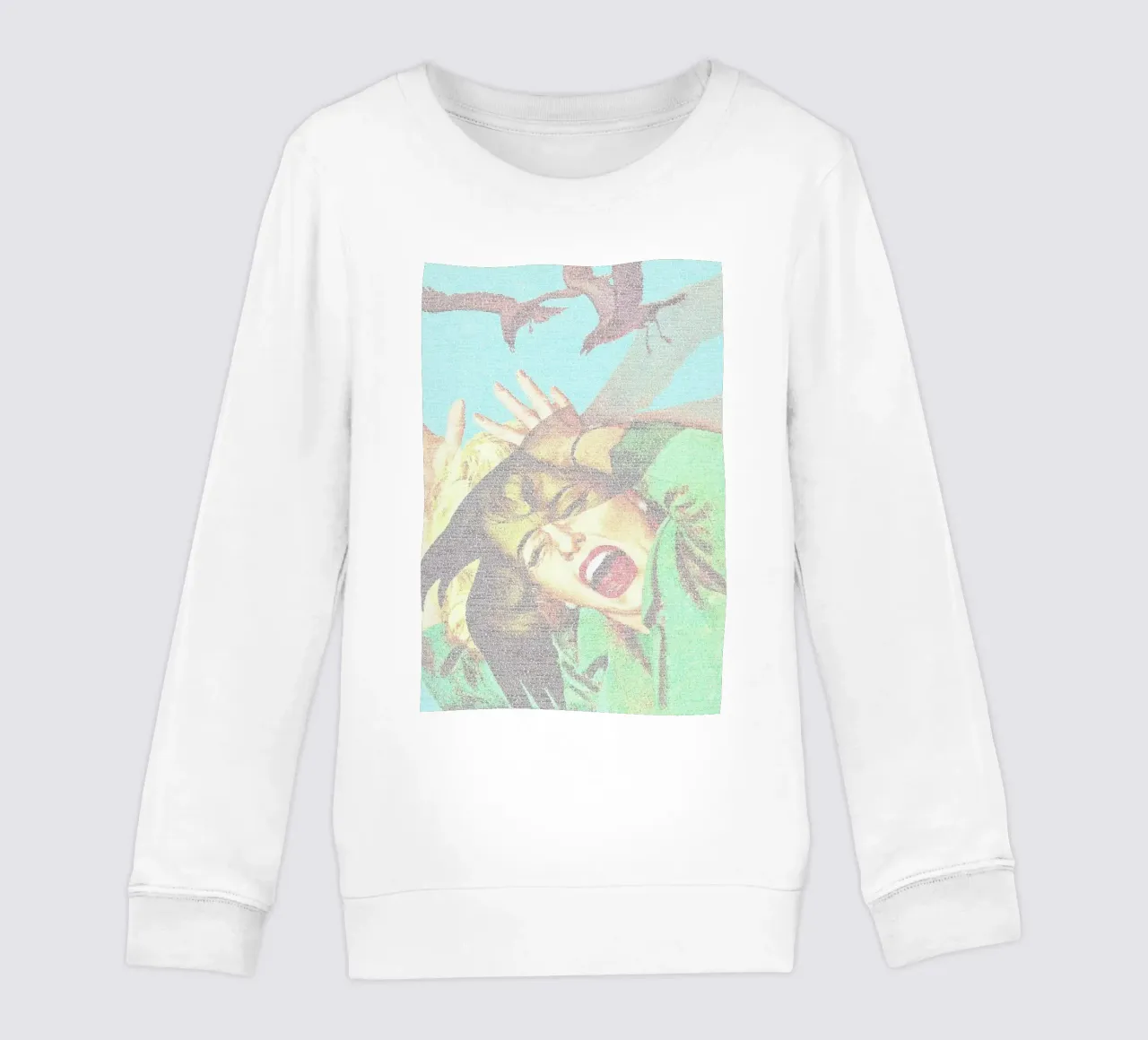 The Birds kids sweatshirt by Robotic Ewe