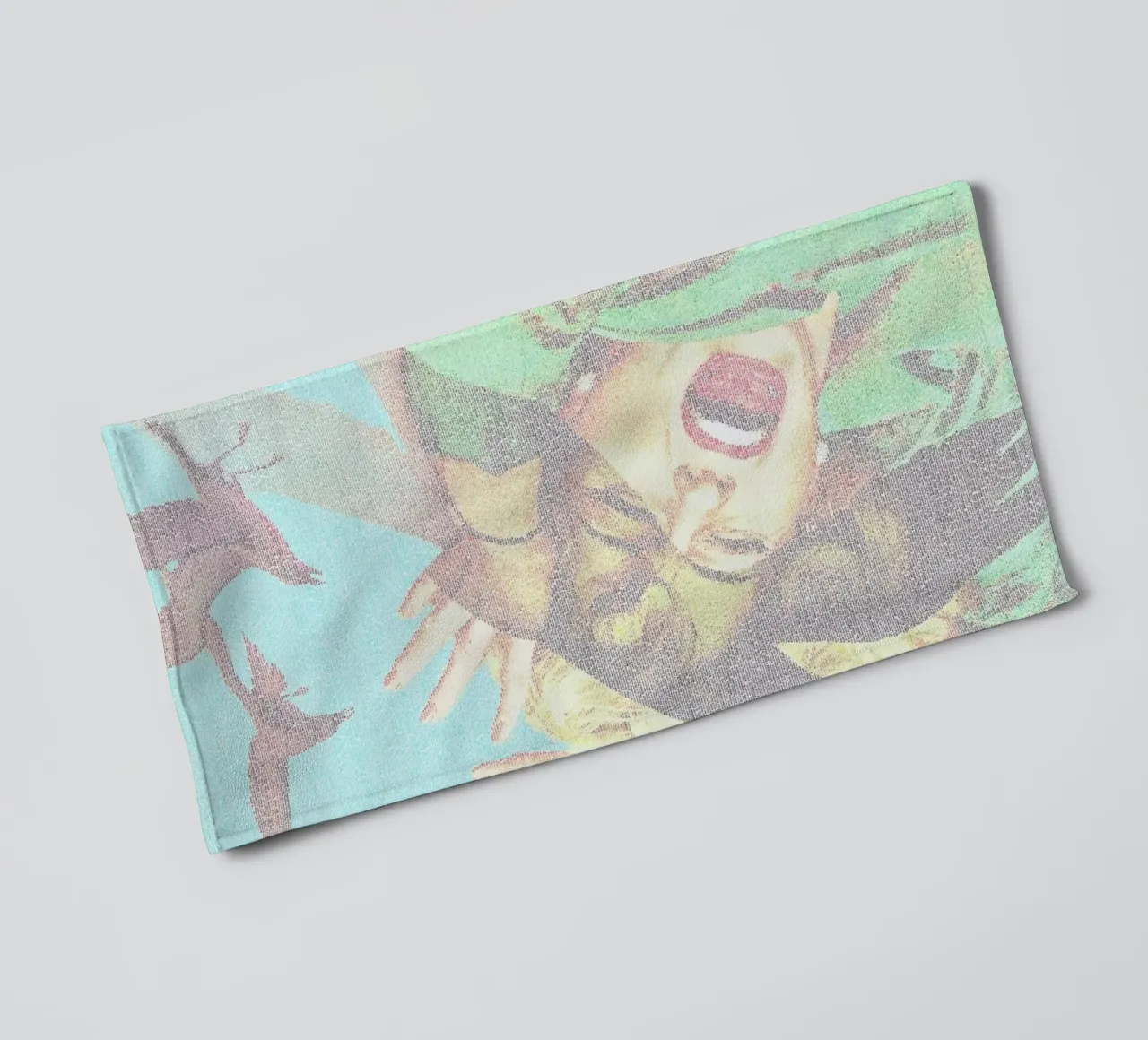 The Birds towel by Robotic Ewe