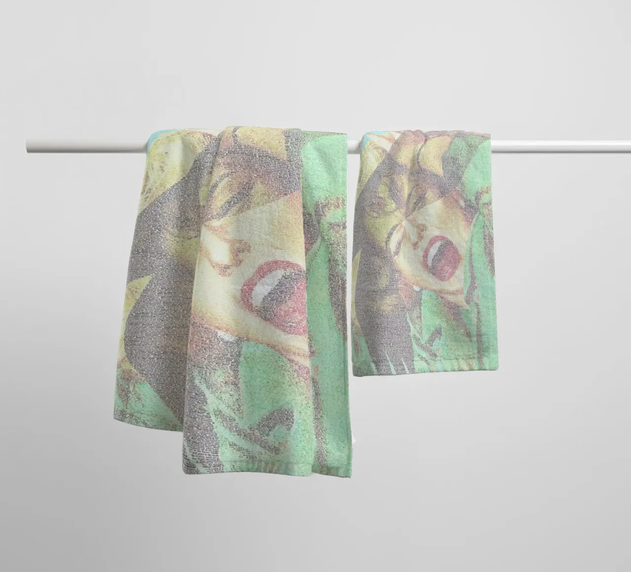 The Birds towel by Robotic Ewe