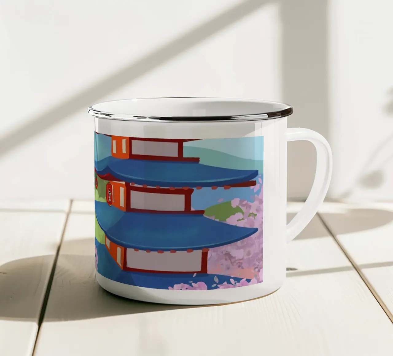 Tokio, Japan tazza in smalto da PetrArts