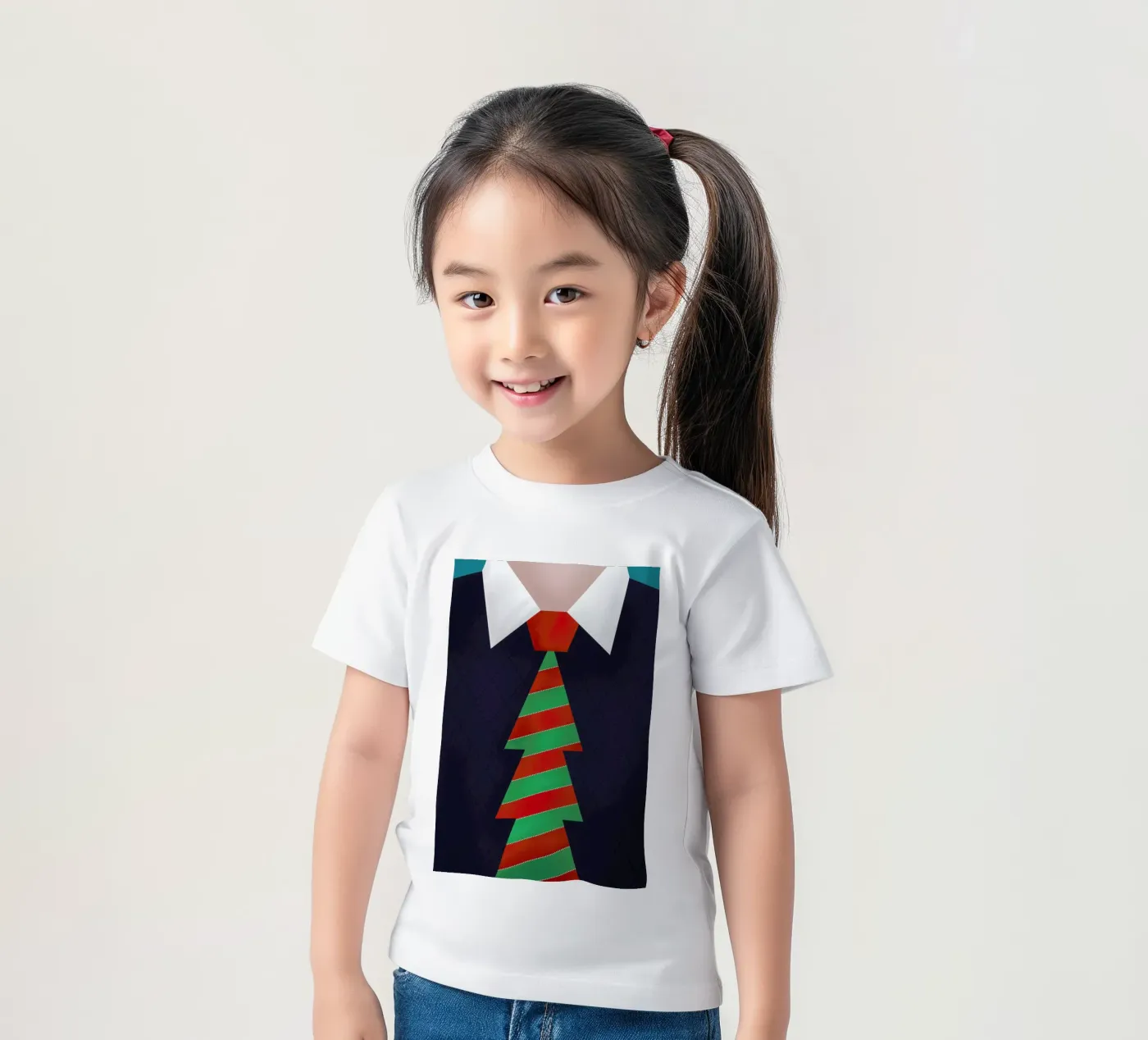 Tie t-shirt bambini da Doozal