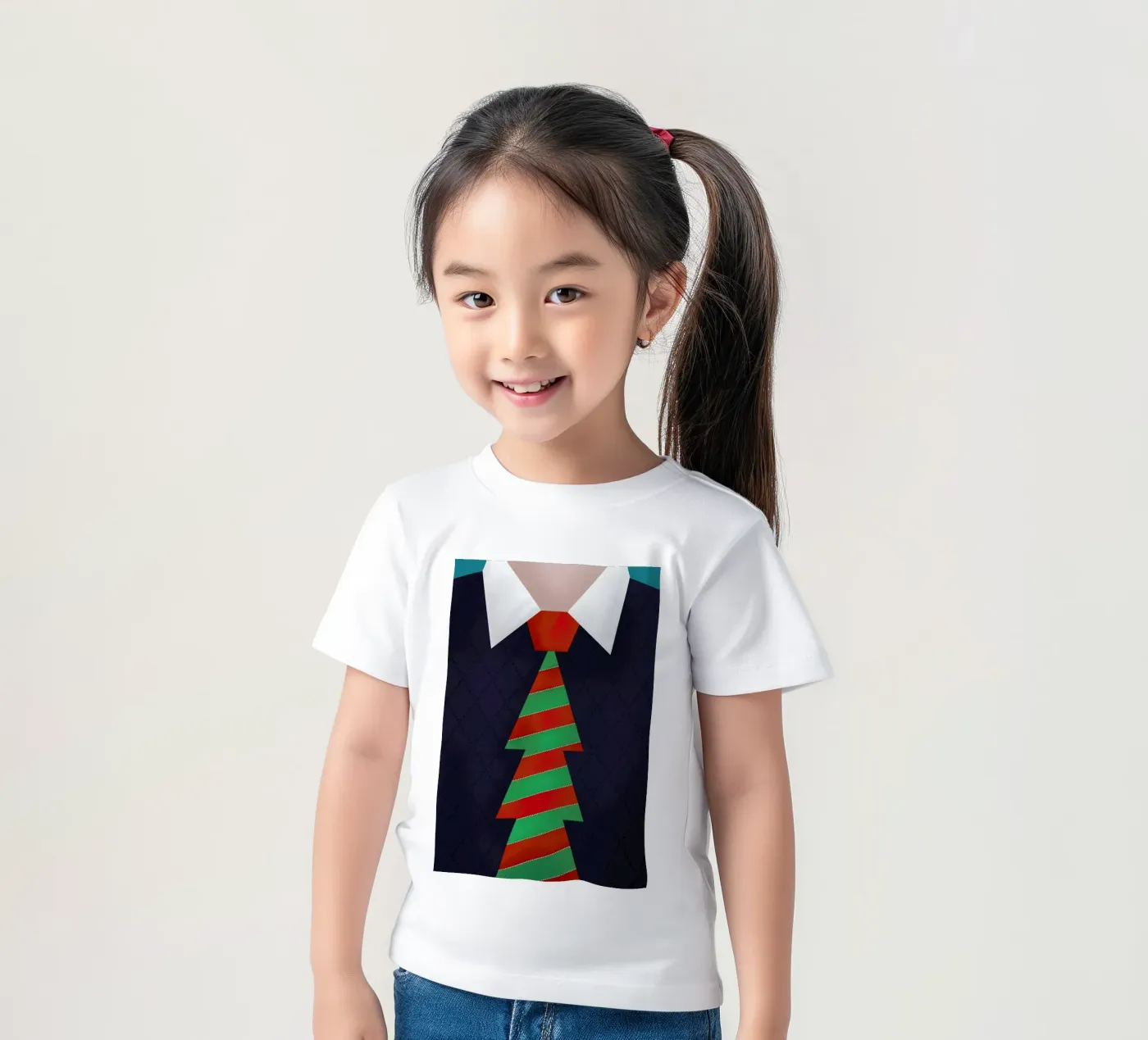 Tie t-shirt bambini da Doozal