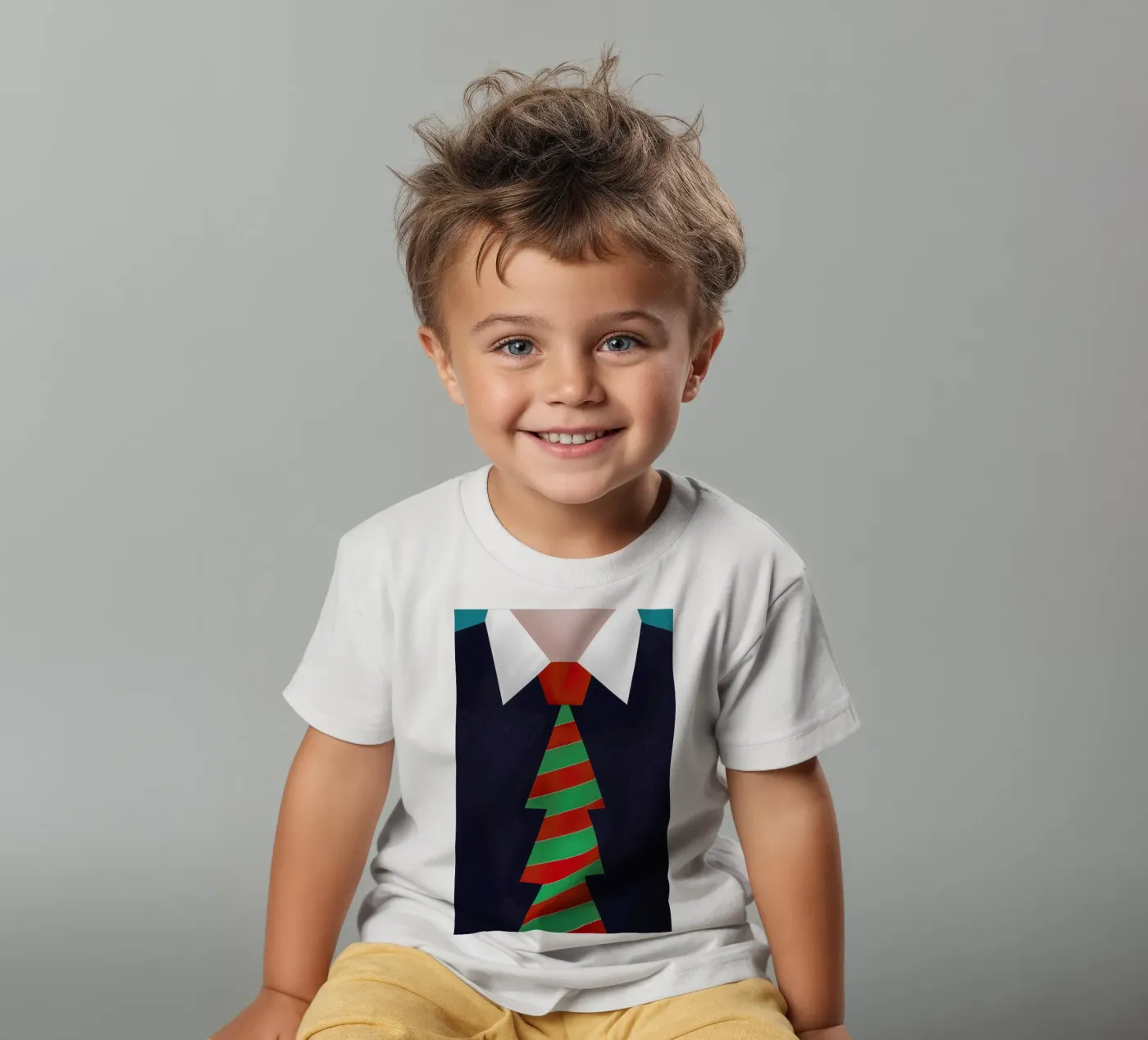 Tie t-shirt bambini da Doozal