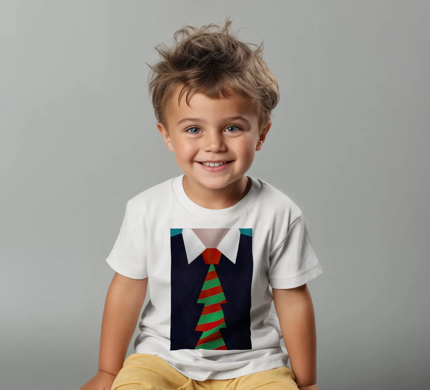 Tie t-shirt bambini da Doozal