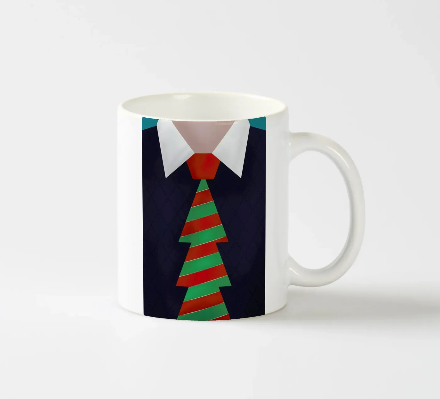 Tie ceramic mug by Doozal