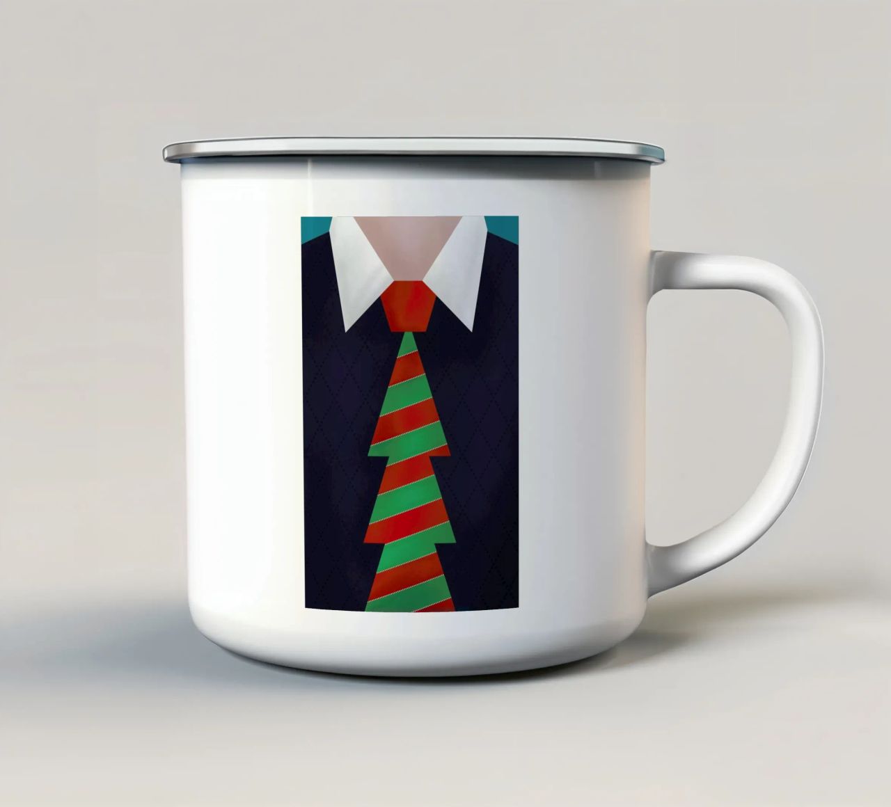 Tie tazza in smalto da Doozal
