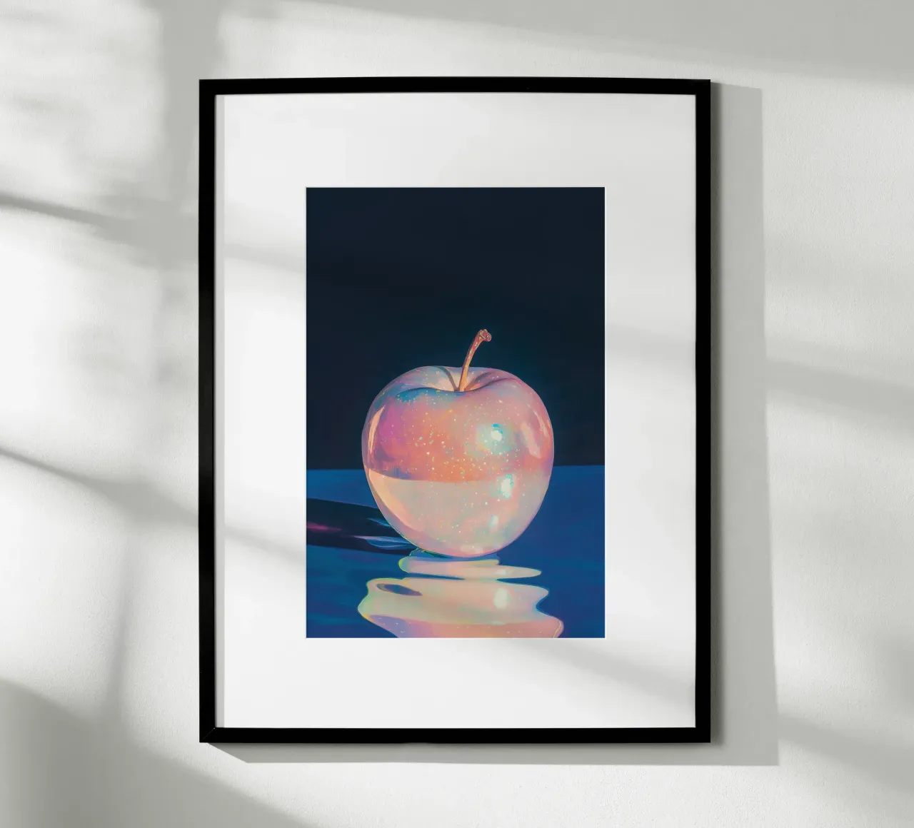 Schillernde Apfelkunst Hahnemühle von Melloi Art Print