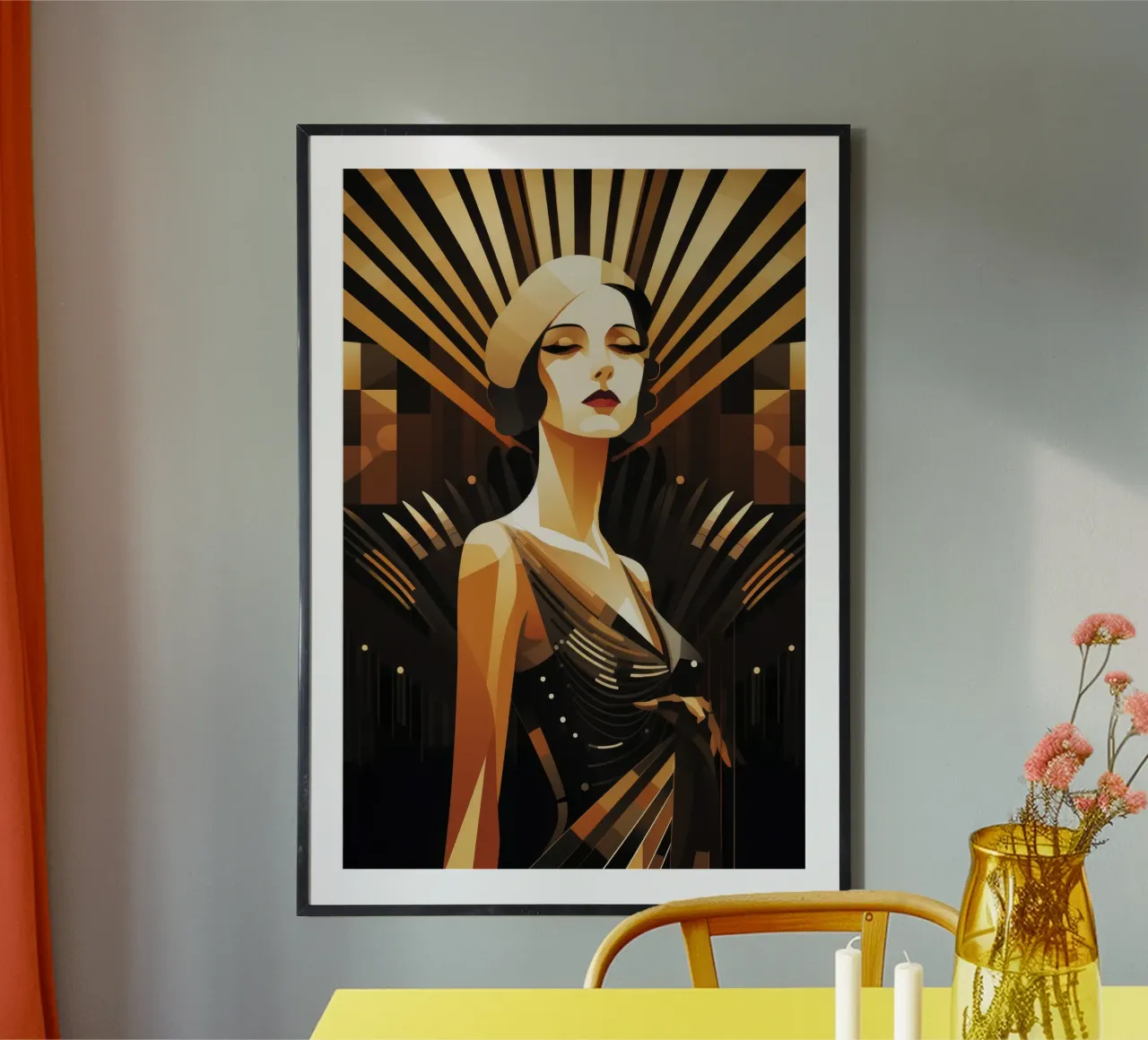 Art Deco Woman poster da Artful Muse