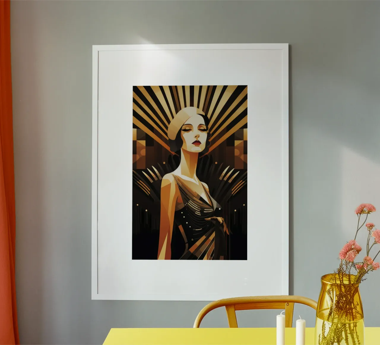 Art Deco Woman poster da Artful Muse