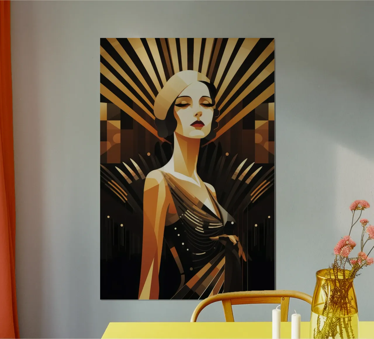 Art Deco Woman poster da Artful Muse
