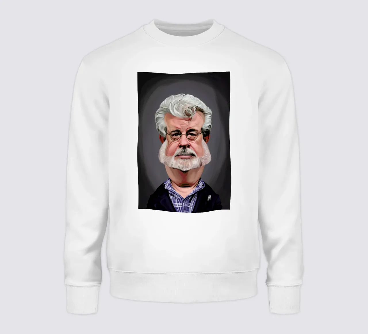 George Lucas sweatshirt by Rob Art | Illustration