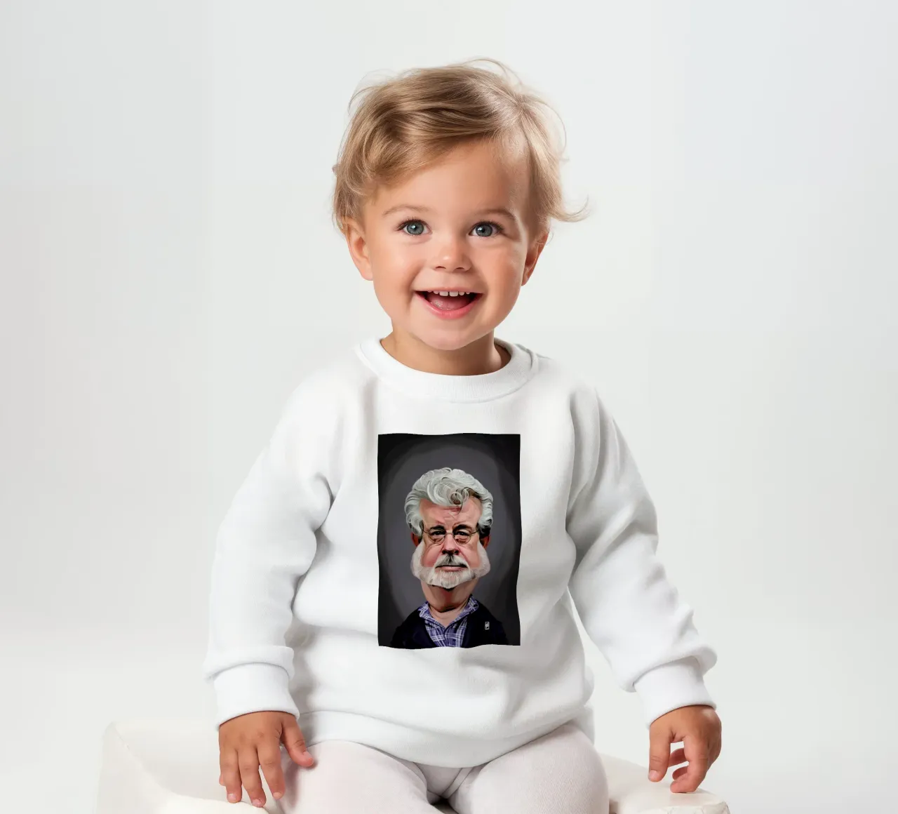 George Lucas felpa neonato da Rob Art | Illustration