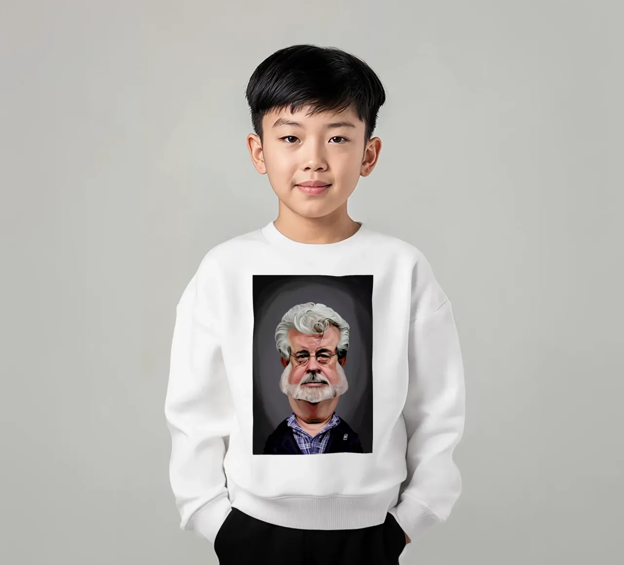 George Lucas felpa bambino da Rob Art | Illustration