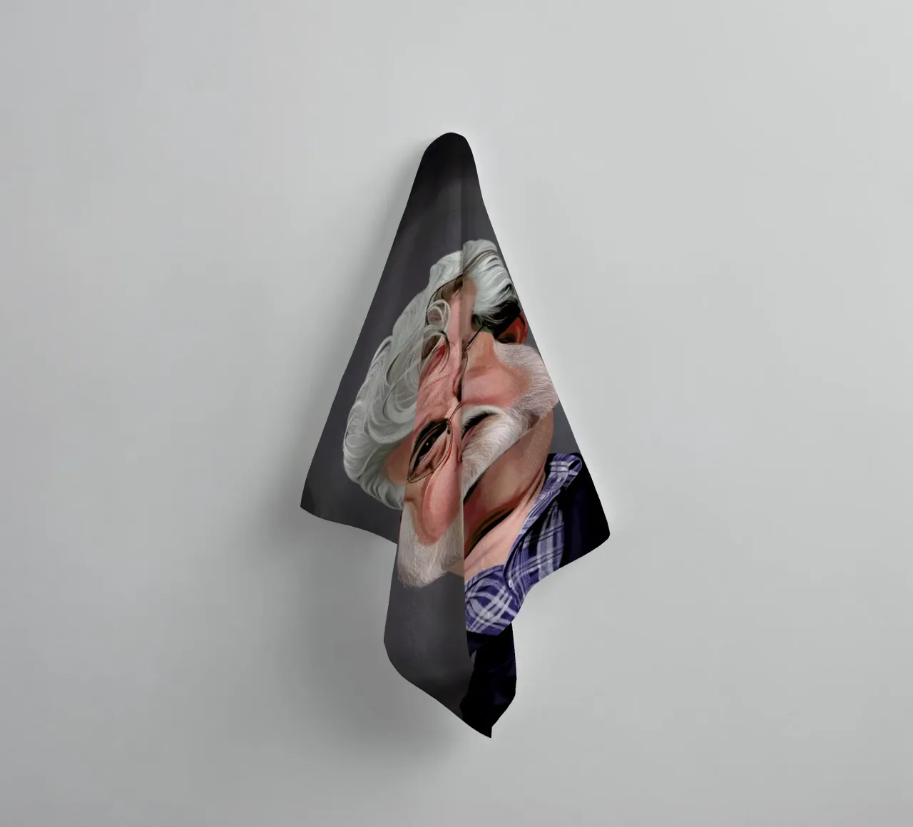 George Lucas asciugamano da bagno da Rob Art | Illustration