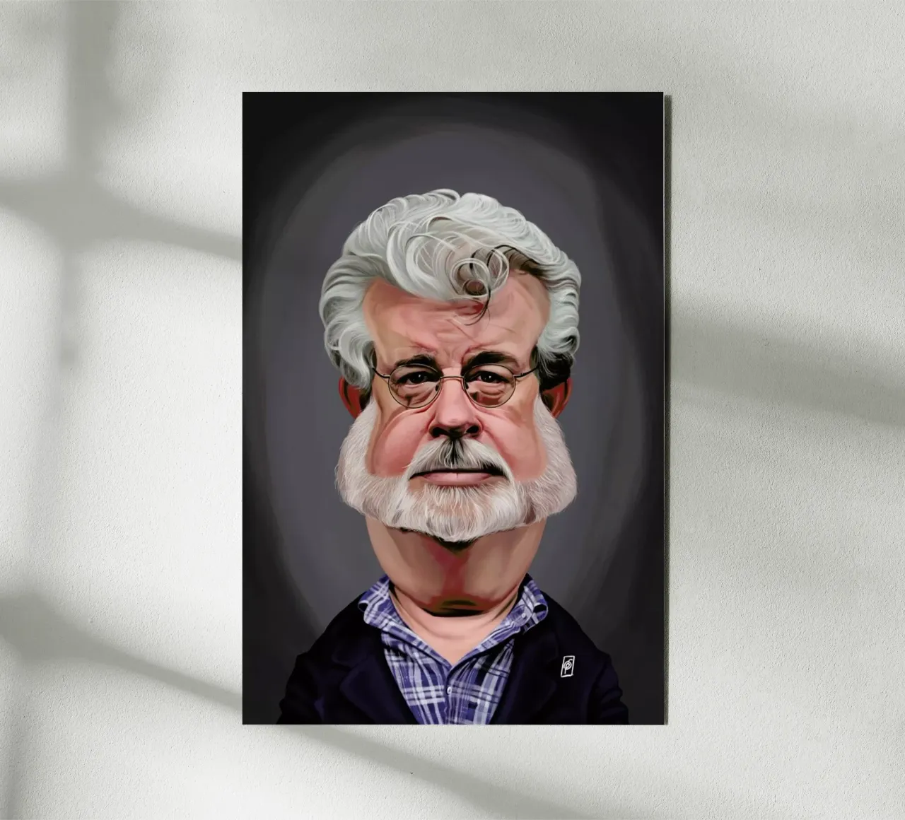 George Lucas alluminio dibond da Rob Art | Illustration