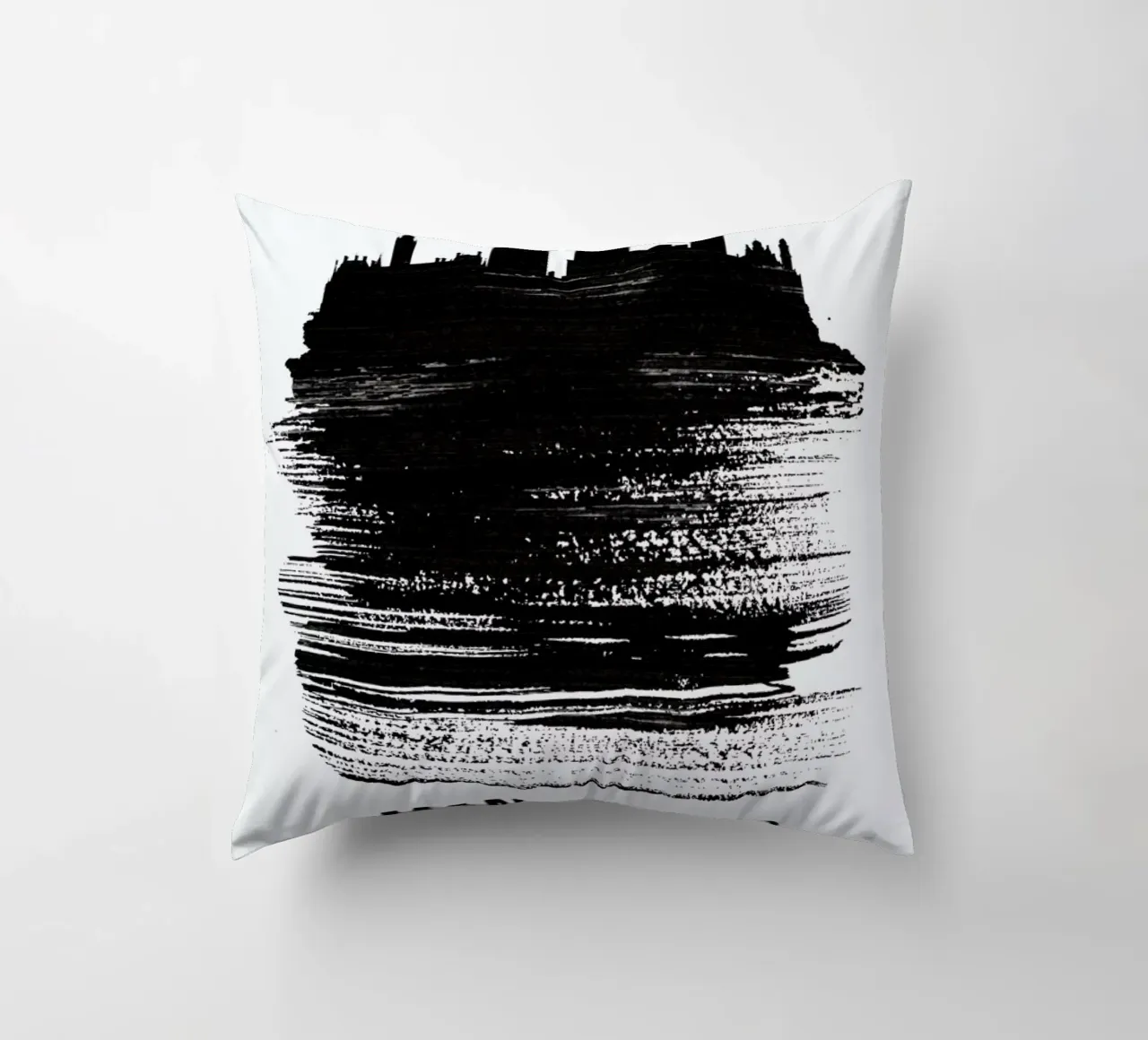 Manchester Skyline Brush Stroke cuscino da Naxart