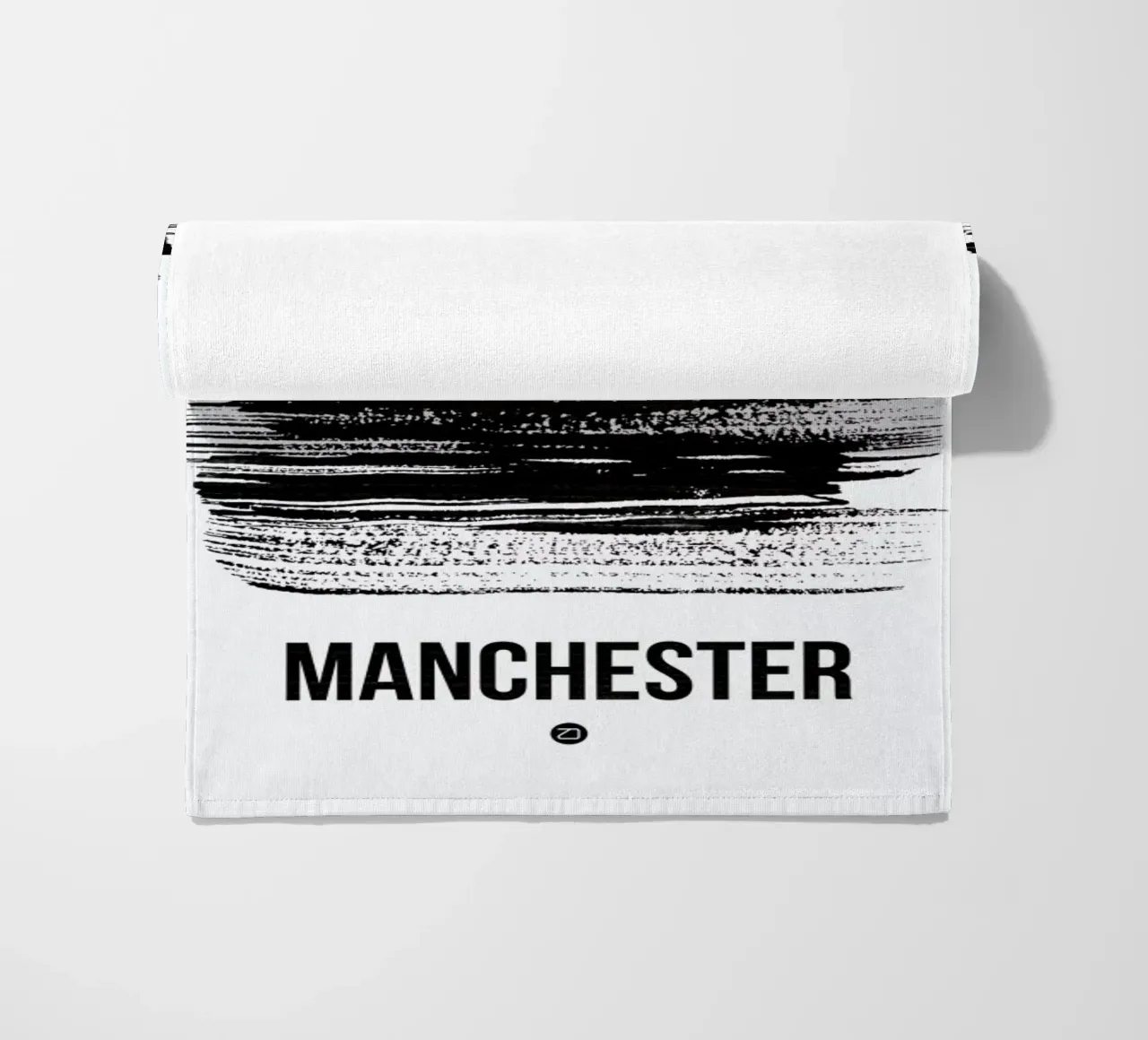 Manchester Skyline Brush Stroke telo mare da Naxart