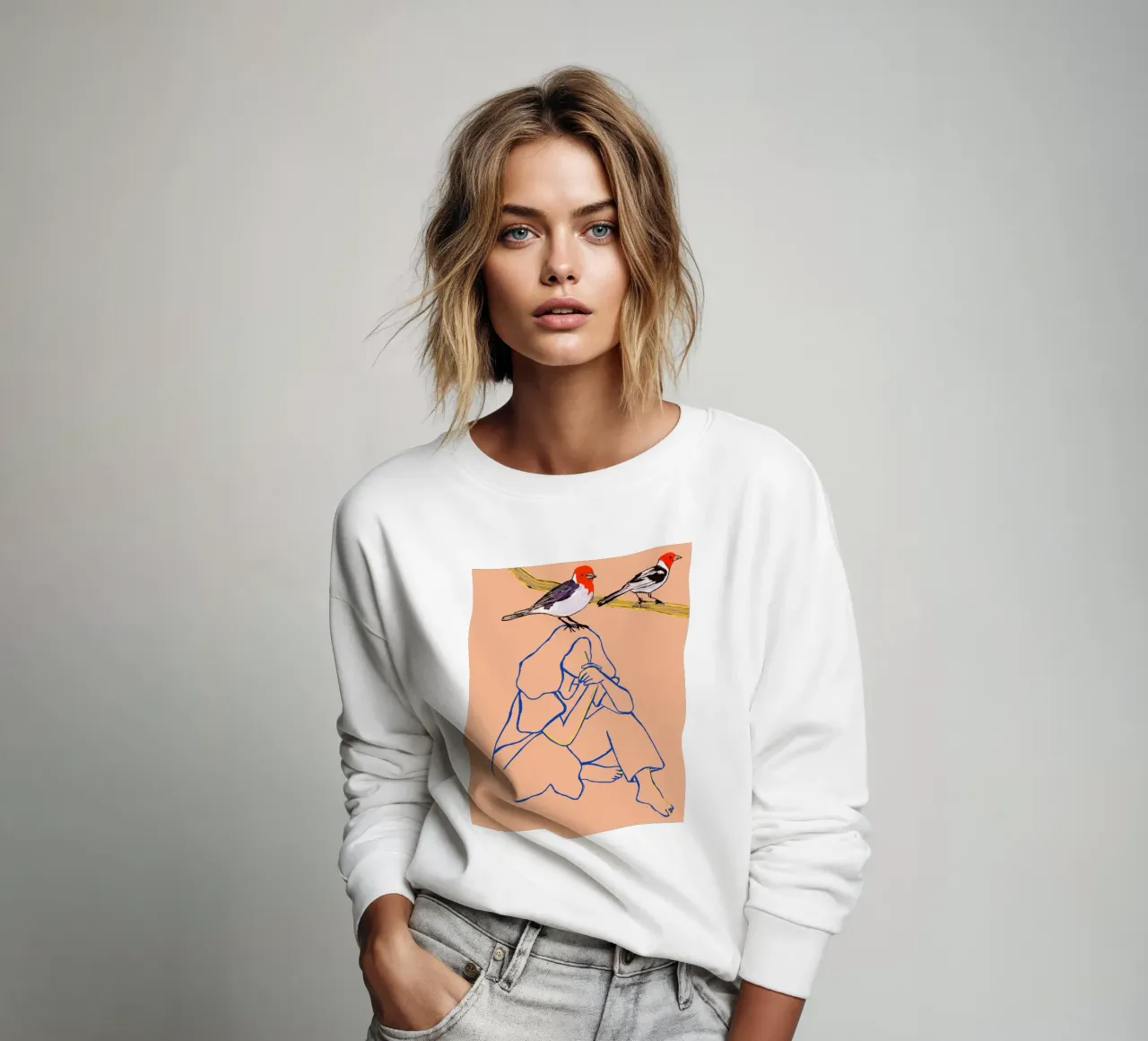 Teste rosse felpa da tainah negreiros