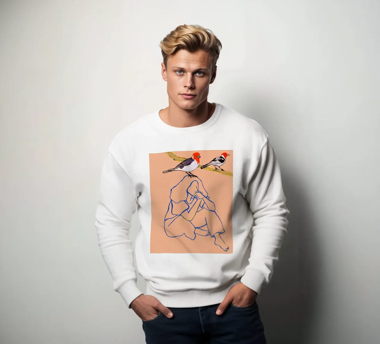 Teste rosse felpa da tainah negreiros