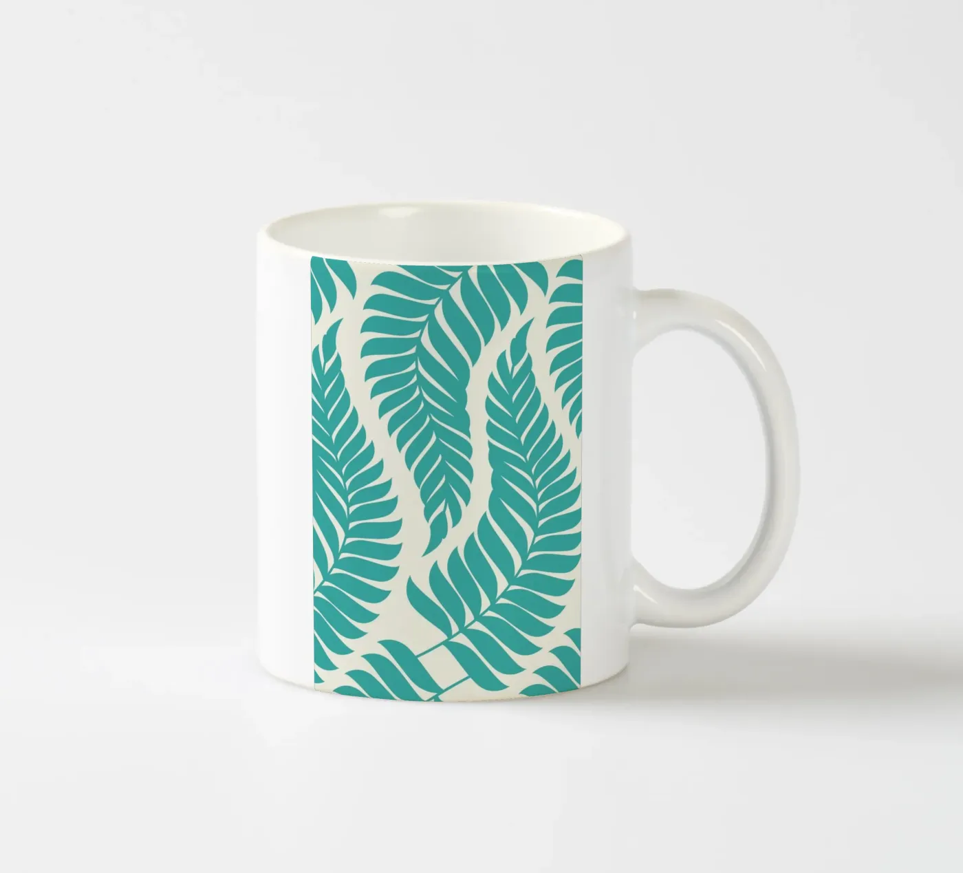 Fern ceramic mug by Bo Lundberg