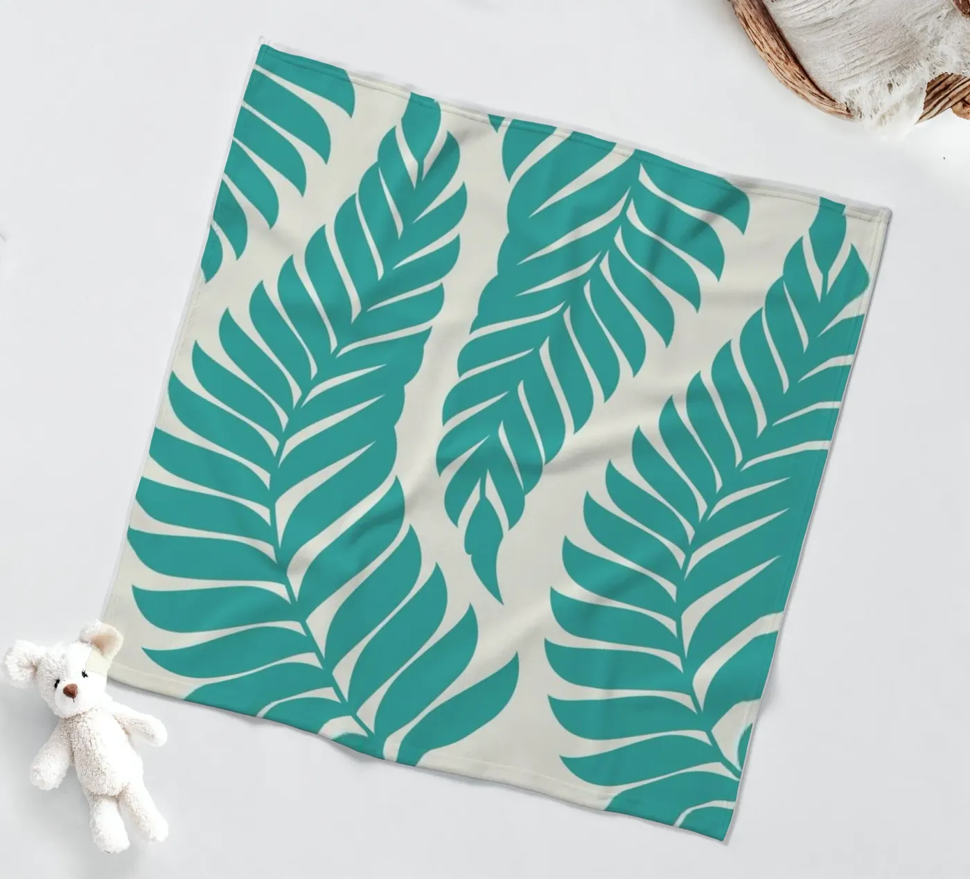 Fern fleece blanket by Bo Lundberg