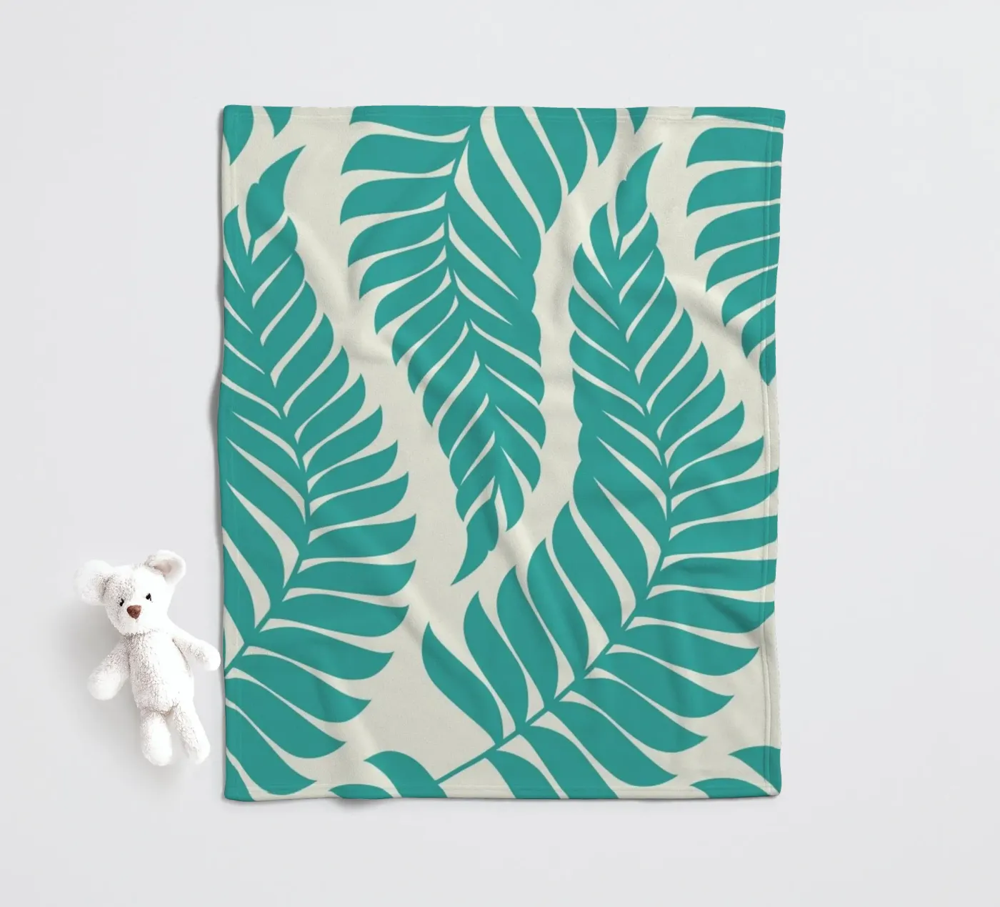 Fern fleece blanket by Bo Lundberg