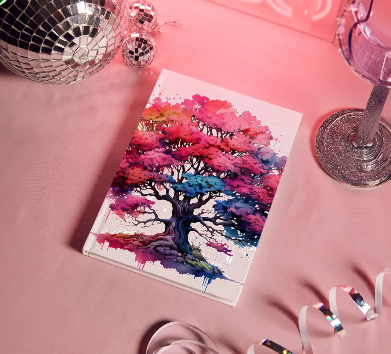 Colorful Tree of Life notebook by Spiritual Touch