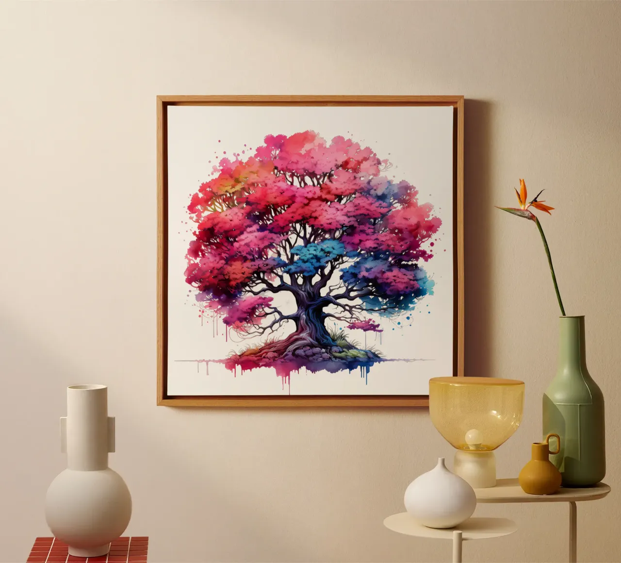 Colorful Tree of Life canvas by Spiritual Touch