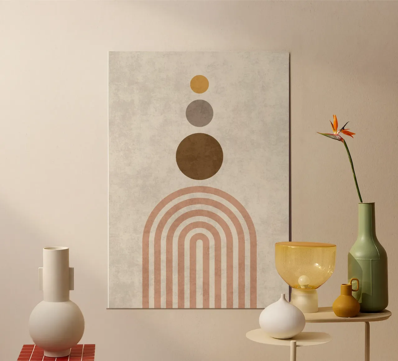 Triplo equilibrio poster da DesignArt