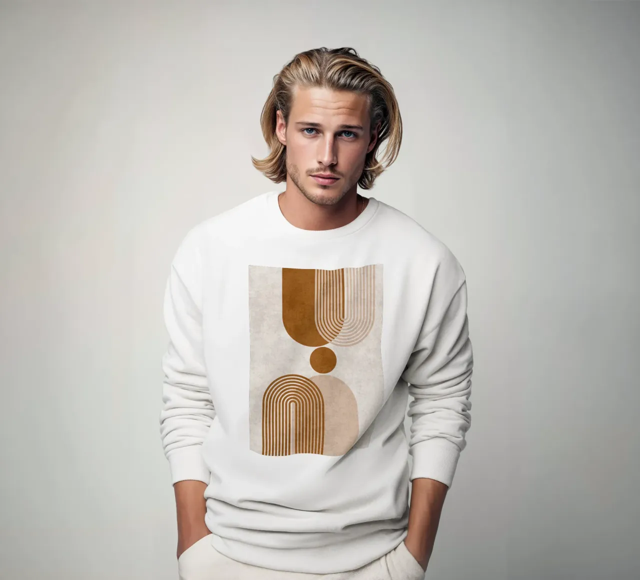 Percorsi riflessivi felpa da DesignArt