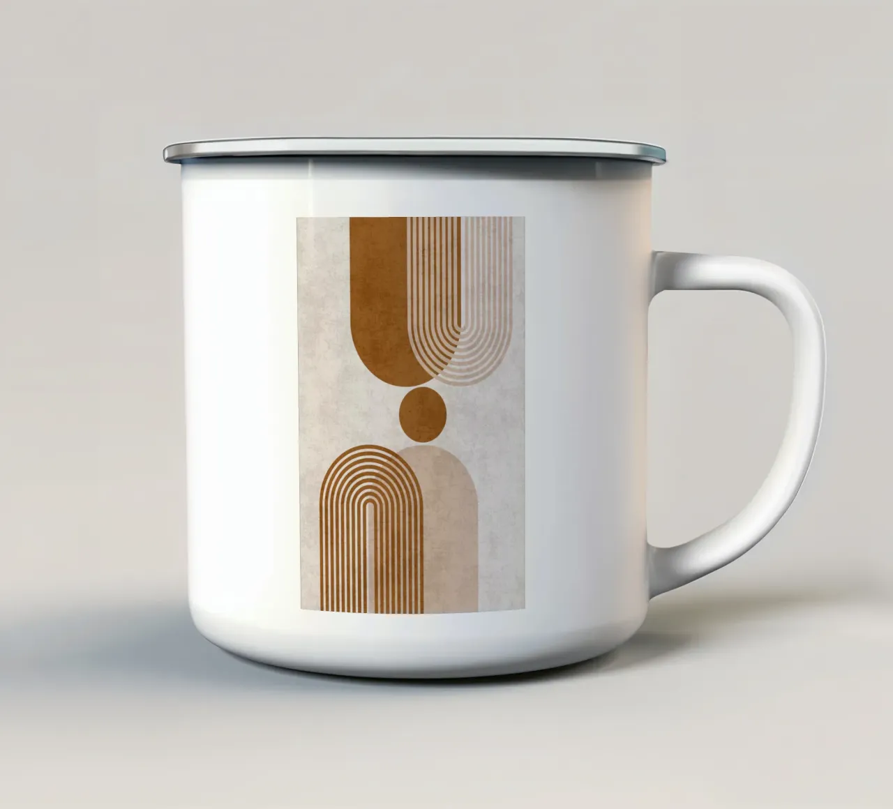 Percorsi riflessivi tazza in smalto da DesignArt