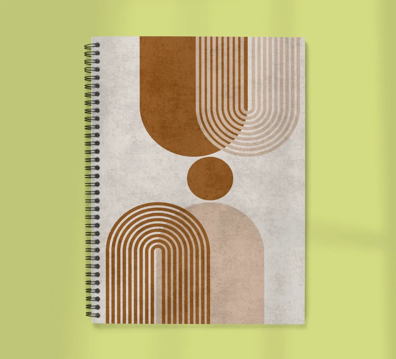 Reflective Paths spiral notebook by DesignArt