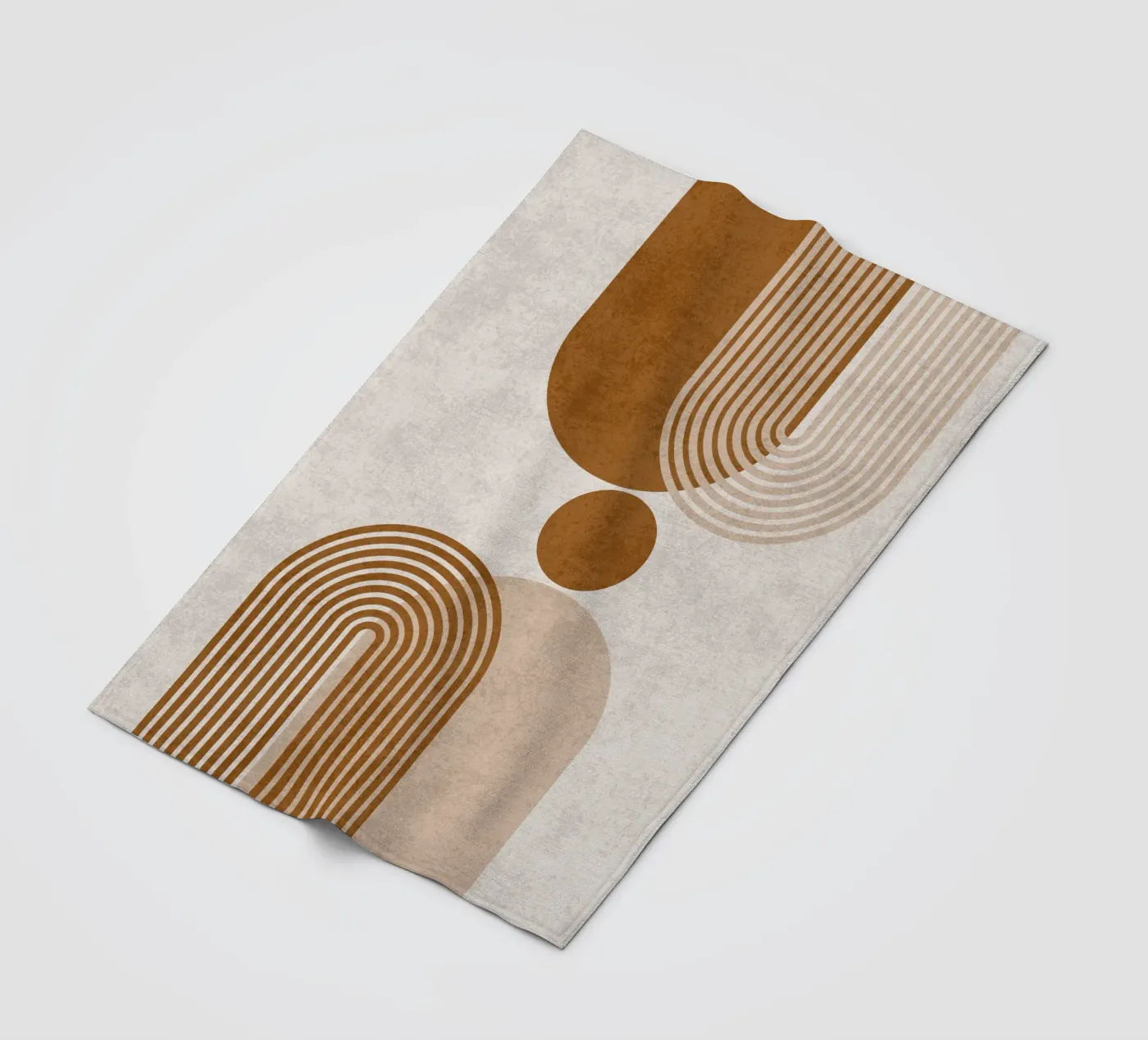 Reflecterende paden fleecedeken van DesignArt