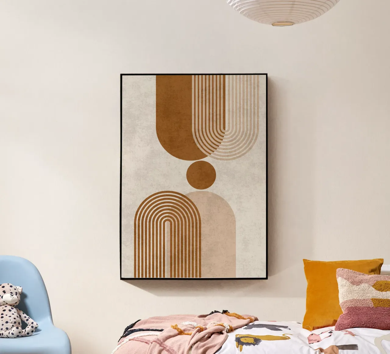 Reflective Paths acrylic glass by DesignArt