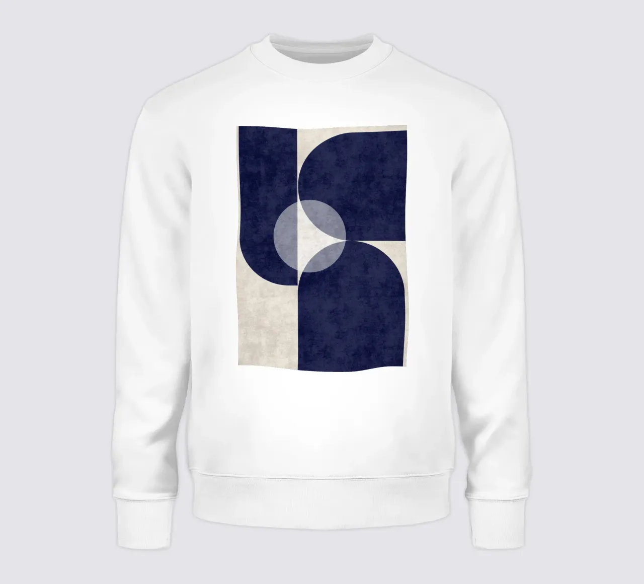 Flusso blu profondo felpa da DesignArt